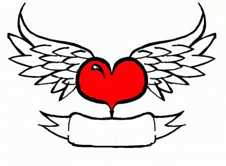 Heart with Wings by TheWannabeTatto on deviantART