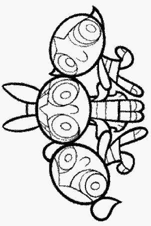 Powerpuff Girls Coloring Pages - Coloringpages1001. - Coloring Home