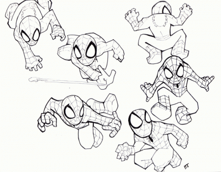 Spiderman sketch by scarecrowhassan