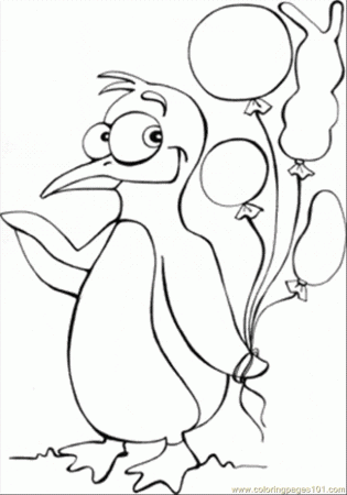 Free Printable Coloring Page Penguin Pages | coloring pages