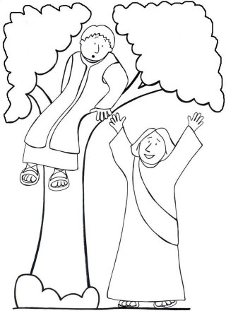 Zacchaeus Coloring Pages Coloring Pages Hello Kitty Coloring 