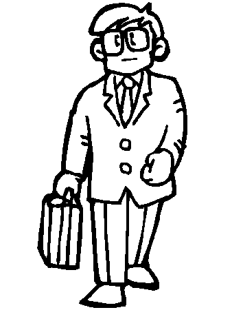 Printable Office2 People Coloring Pages - Coloringpagebook.com