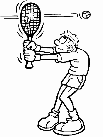 Tennis coloring pages | Coloring-
