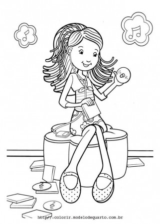 groovy girl pictures Colouring Pages