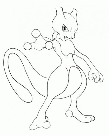 How To Draw Mewtwo | Draw Central