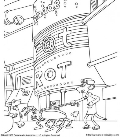 Flushed Away Colouring Pages (page 3)