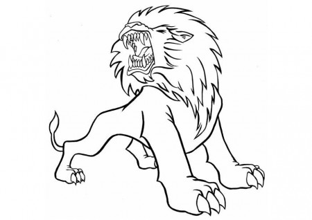 Animal Coloring Free Printable Lion Coloring Pages For Kids Lion 