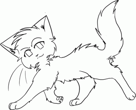warrior cats kit template Colouring Pages