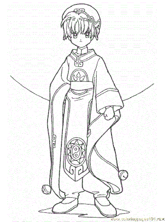 Coloring Pages Card Captors Coloring Pages 44 (Cartoons 
