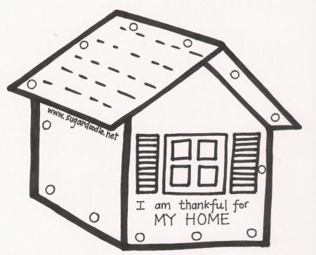I Am Thankful For My Home 250162 Lds.org Coloring Pages
