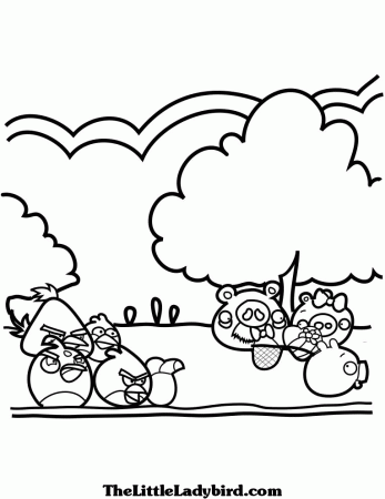 Angry Birds Coloring Page 17 Images