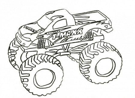Bigfoot Monster Truck Coloring Pages Picture Cool Car 195995 Car 