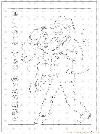 Coloring Pages Grandpa004 (Cartoons > Others) - free printable 