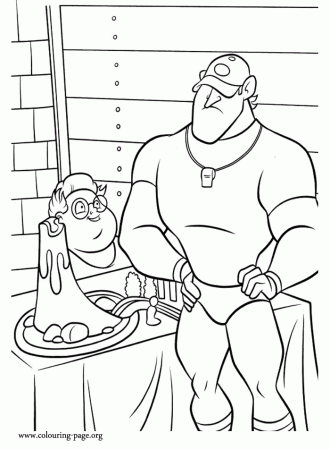 Meet the Robinsons - Coach and Stanley coloring page