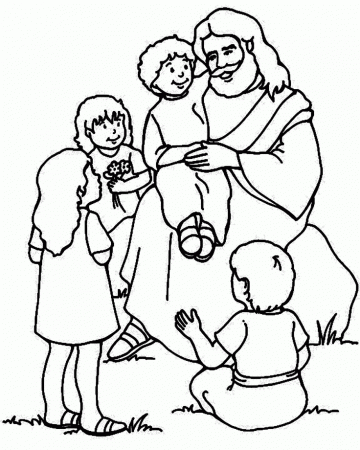 coloring pages (Jesus Loves Me) | Sunday School 0-5