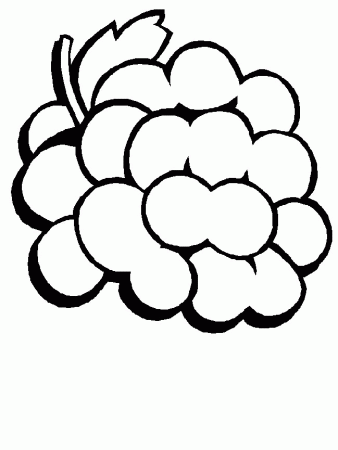 Download Yummy Grapes Coloring Page | Download Free Yummy Grapes ...