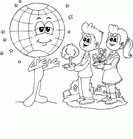 ENVIRONMENT DAY COLORING PAGES
