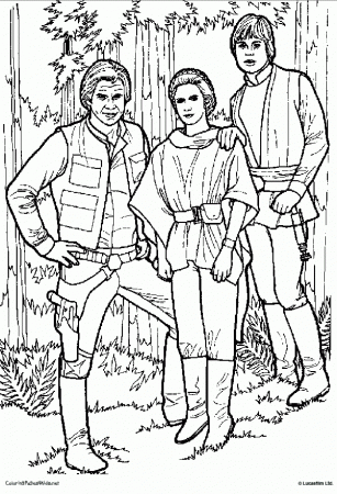 hans solo Colouring Pages (page 2)