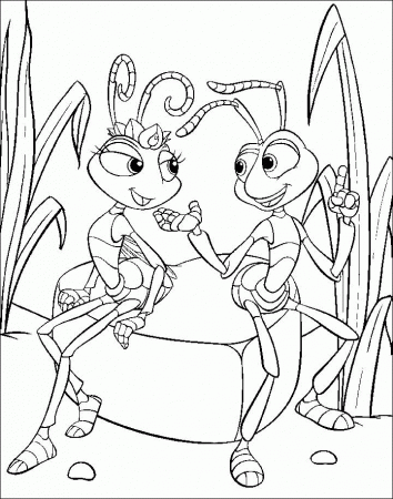 Free A bugs life Coloring pages for kids | Coloring Pages