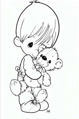 parents precious moments Colouring Pages