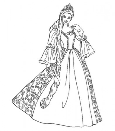 Printable Barbie coloring pages | Coloring pages