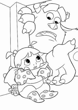 Monsters inc Coloring Pages