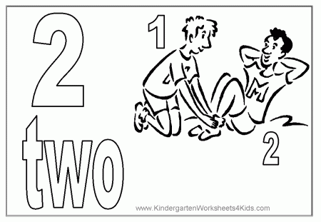 number 1 & 2 coloring pages | Coloring Pages