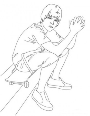 Related Pictures Justin Bieber Coloring Pages Coloring Pages To 
