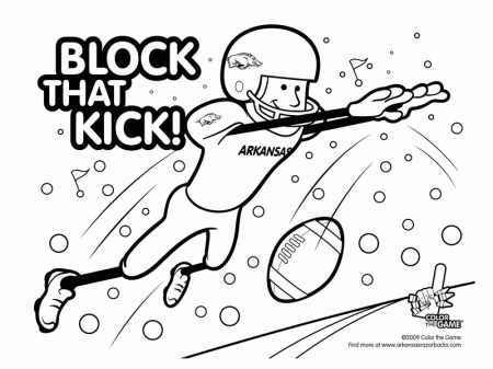 College Football Coloring Pages - Free Coloring Pages For KidsFree 
