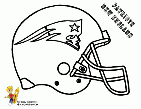 Big Stomp AFC Football Helmet Coloring | Football Helmet | Free 