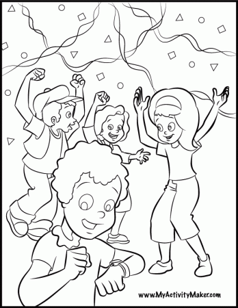 New Years Eve Coloring Pages: New Years Eve Coloring Pages