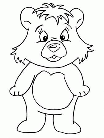 bear coloring outline - get domain pictures - getdomainvids.