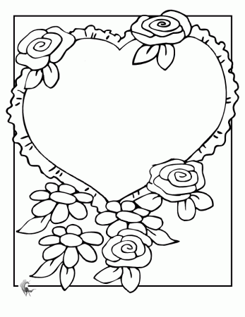Wedding Flowers Coloring Pages To Girls