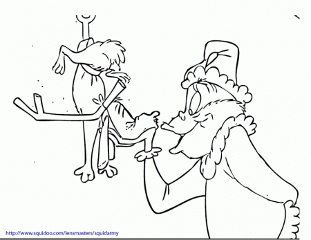 How The Grinch Stole Christmas Coloring Pages - Free Coloring 
