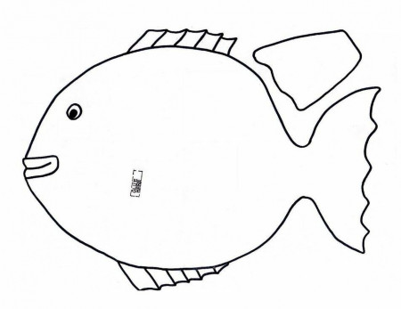 Cute fish cut out for rainbow fish story | The Rainbow Fish | Pintere…