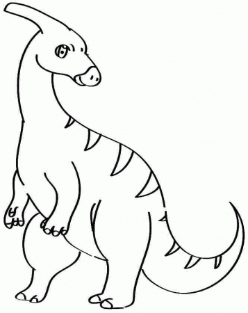 parasaurolophus Colouring Pages (page 3)