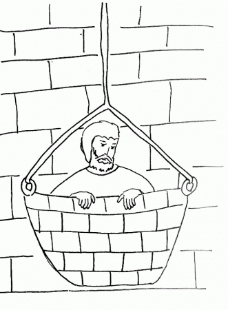 PAUL IN THE BIBLE IN JAIL Colouring Pages (page 2)