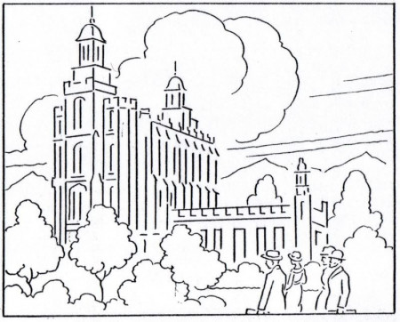 logan temple coloring page | LDS Lesson Ideas