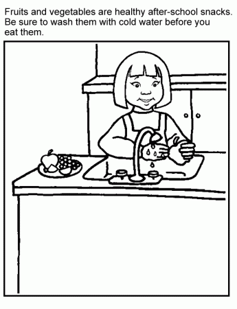 Nutrition Coloring Pages For Kids | Download Free Coloring Pages