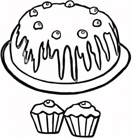Cupcakes Coloring Online | Super Coloring