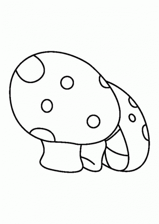 Two small mushrooms coloring page | Download Free Two small 