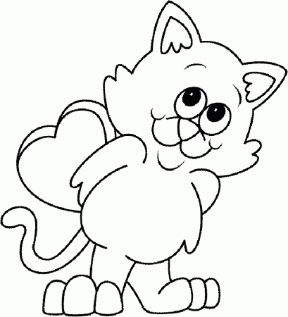 Heart Coloring Pages for Kids- Printable Coloring Book for Kids