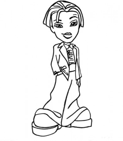 bratz all together Colouring Pages
