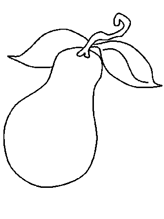 Pear Fruit Coloring Pages & Coloring Book