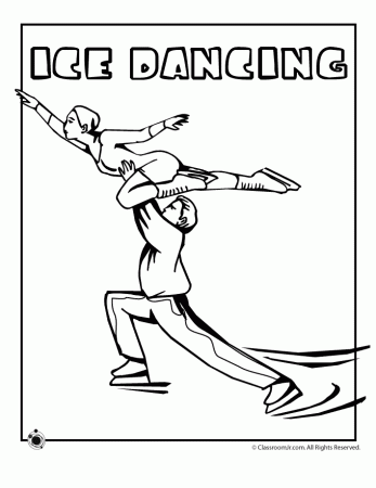 Ice Dancing Coloring Page | Classroom Jr.