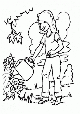 Save Water | Free Coloring Pages