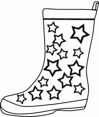 winter boot Colouring Pages (page 2)