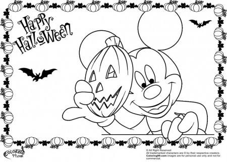 Mickey Mouse Coloring Pages - Free Coloring Pages For KidsFree 
