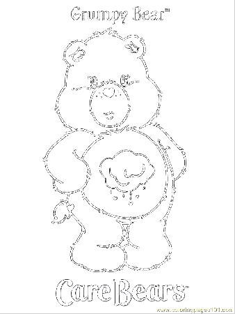 Grumpy Bear Coloring Pages - Free Printable Coloring Pages | Free 