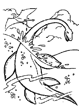 Plesiosaurus Coloring Pages | Dinosaurs Pictures and Facts